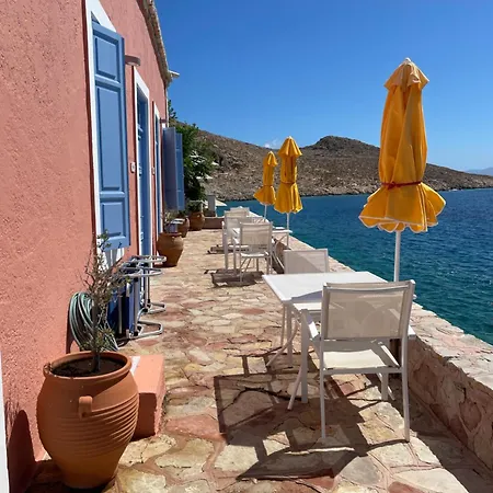 Villa Hiona-Seafront Villa Chalki Town Exterior photo