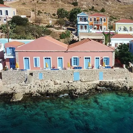 Villa Hiona-Seafront Villa Chalki Town Exterior photo